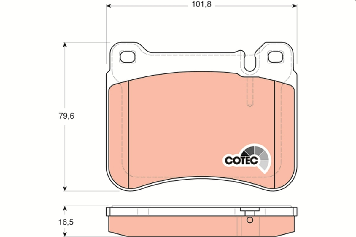 Set placute frana