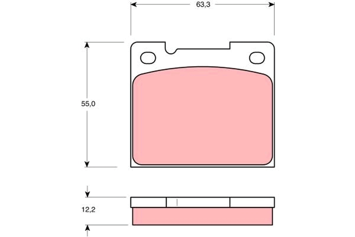Set placute frana
