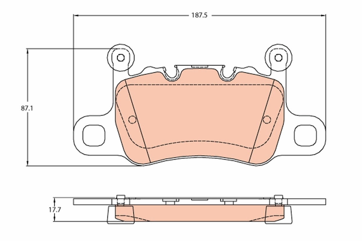 Set placute frana