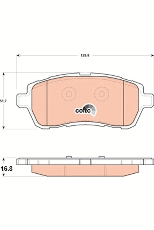 Set placute frana