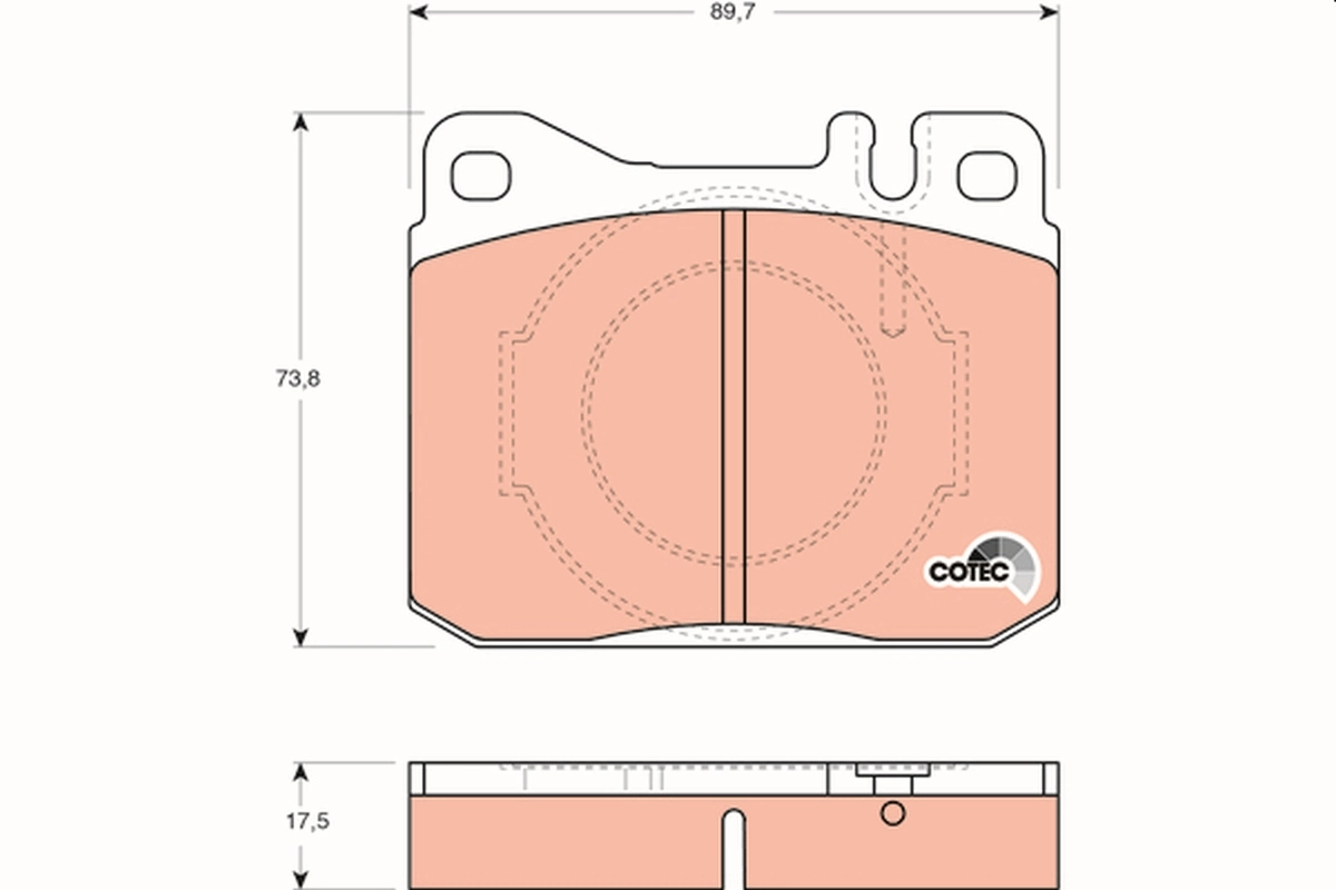 Set placute frana