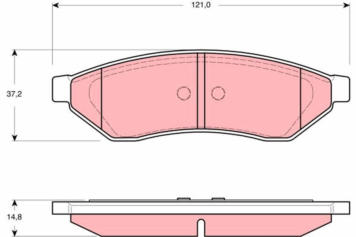 Set placute frana