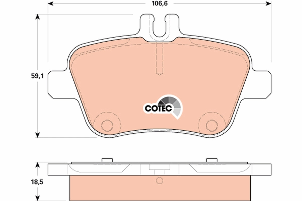 Set placute frana
