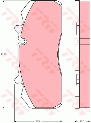 Set placute frana