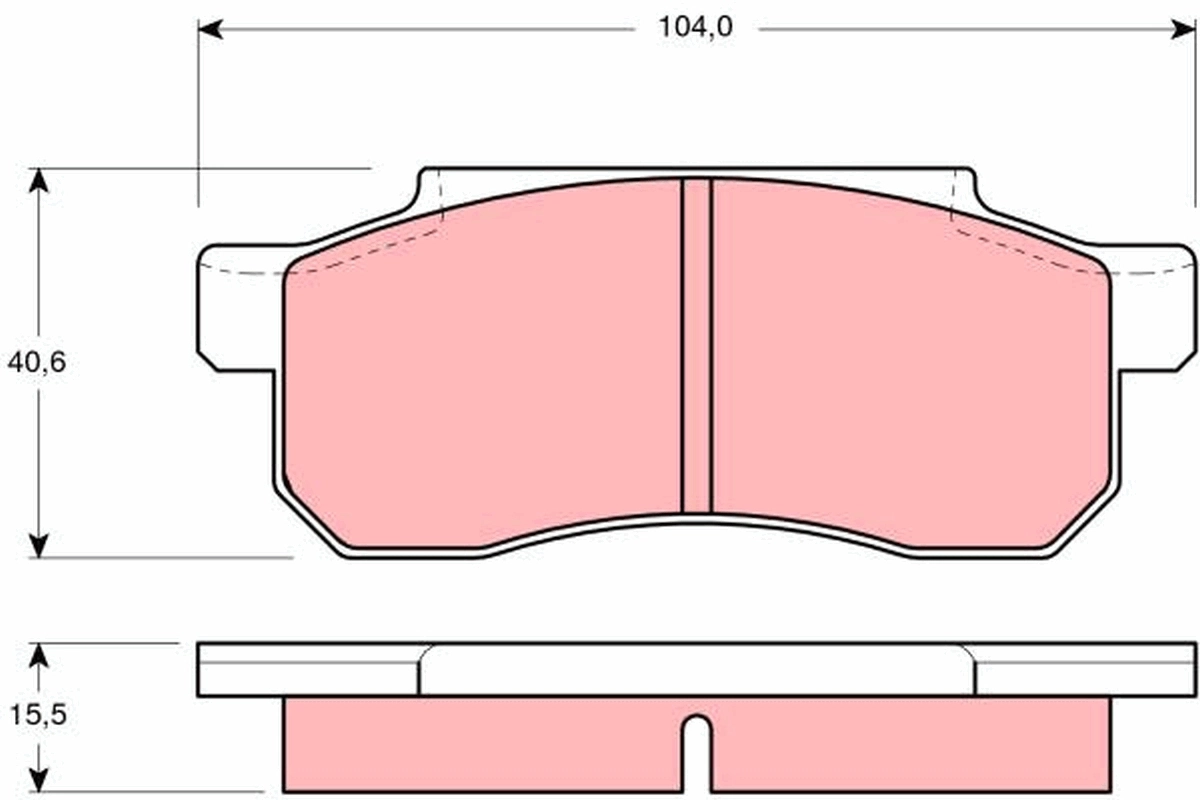 Set placute frana