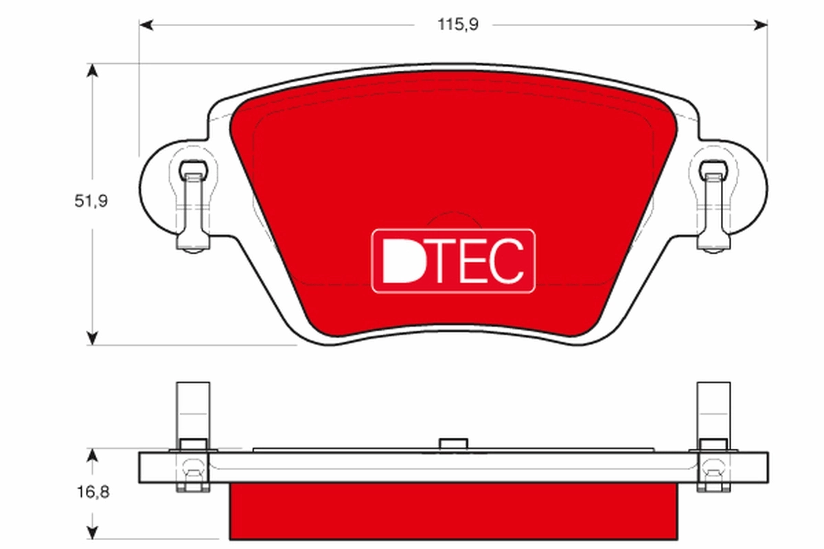 Set placute frana