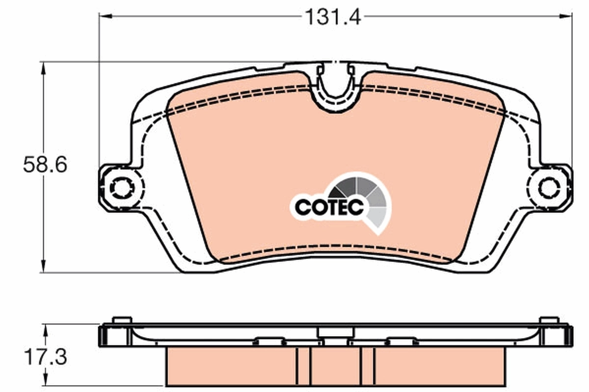 Set placute frana