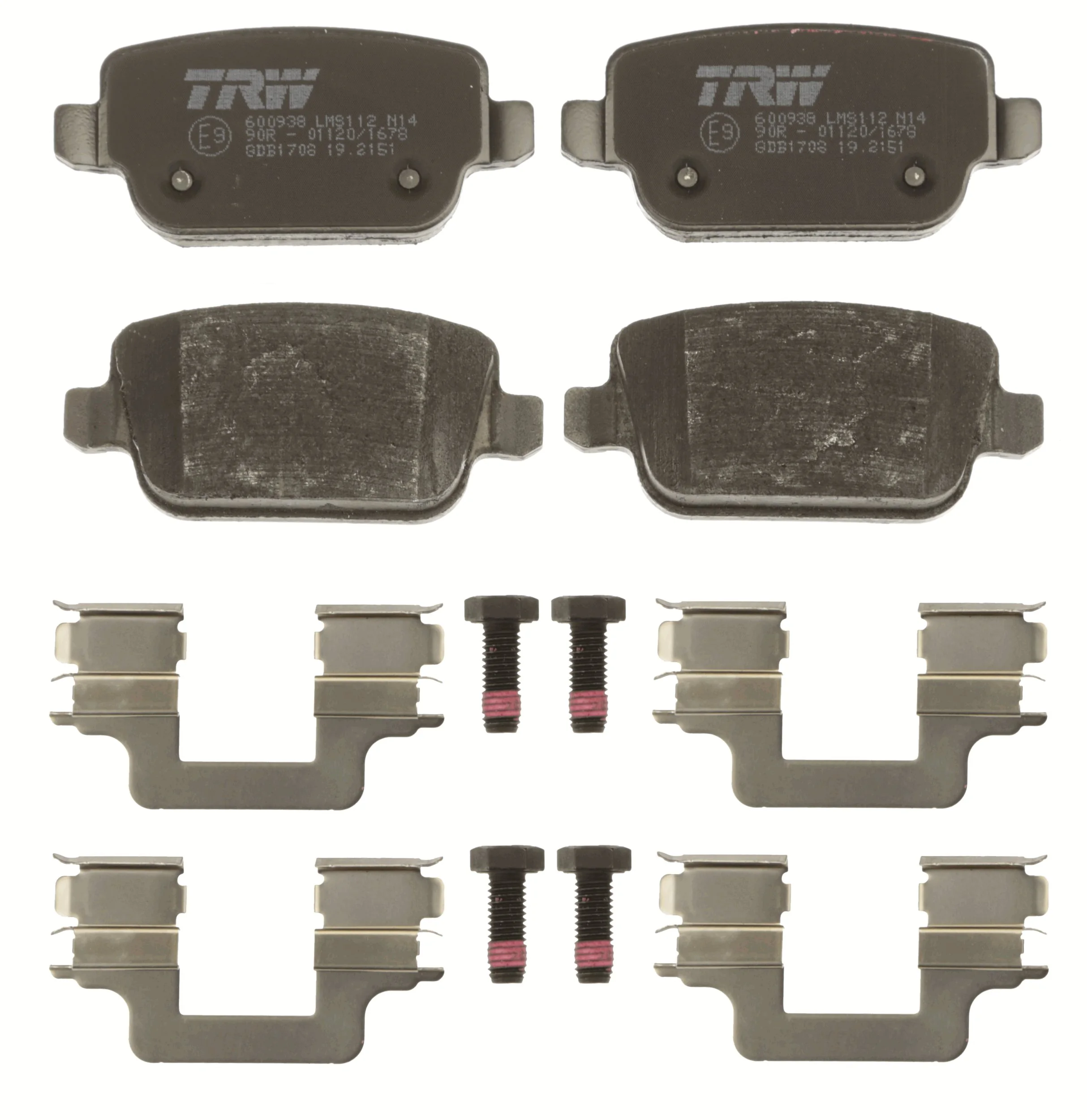 Set placute frana