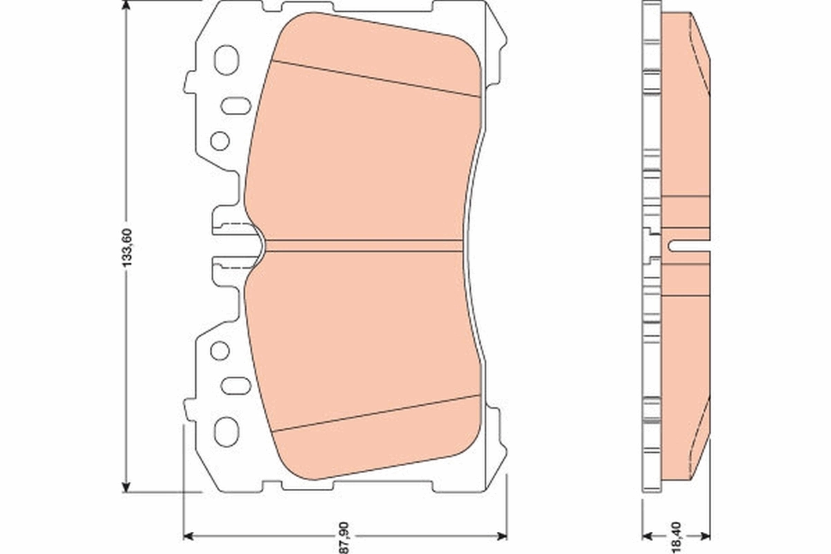 Set placute frana