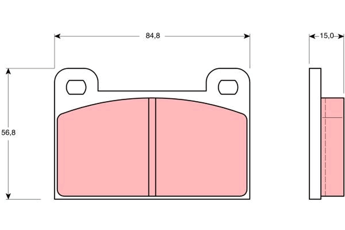 Set placute frana