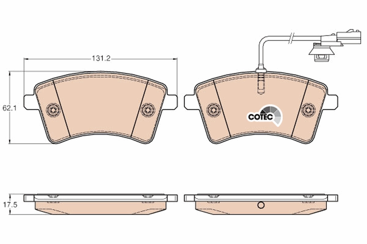Set placute frana