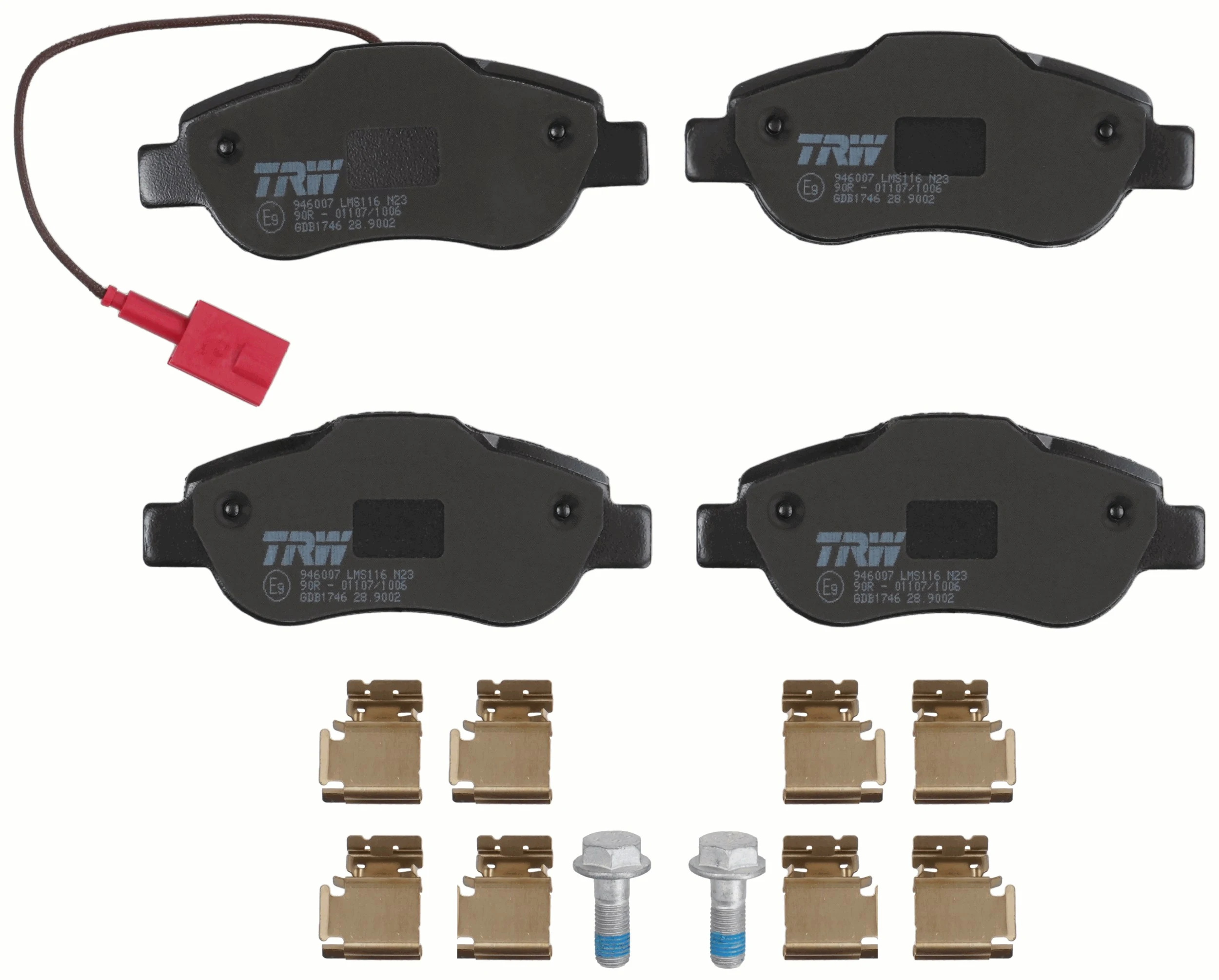 Set placute frana