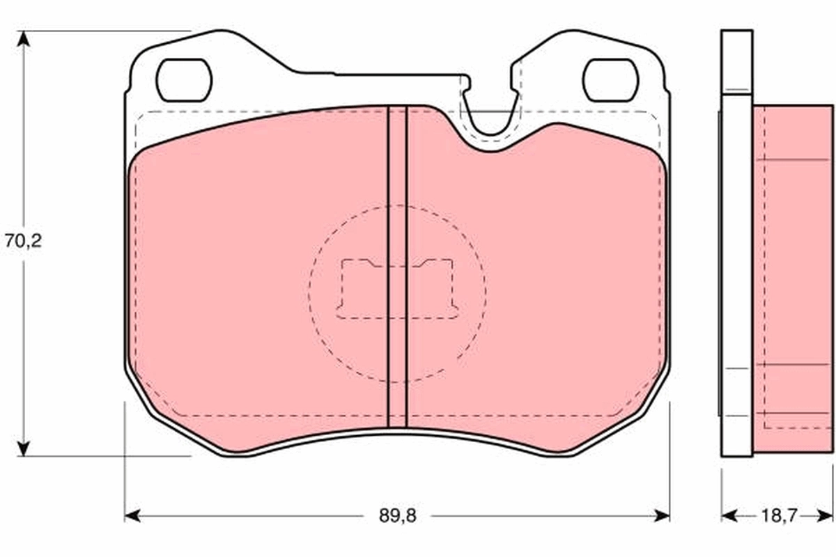 Set placute frana