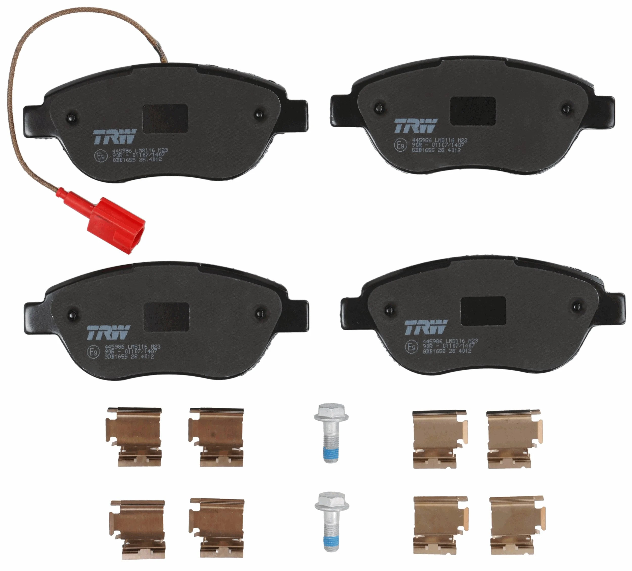 Set placute frana