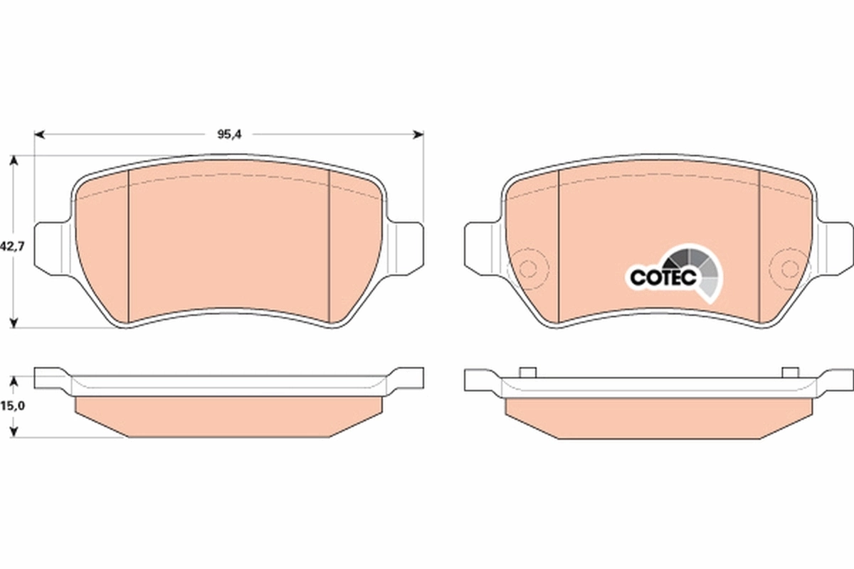 Set placute frana