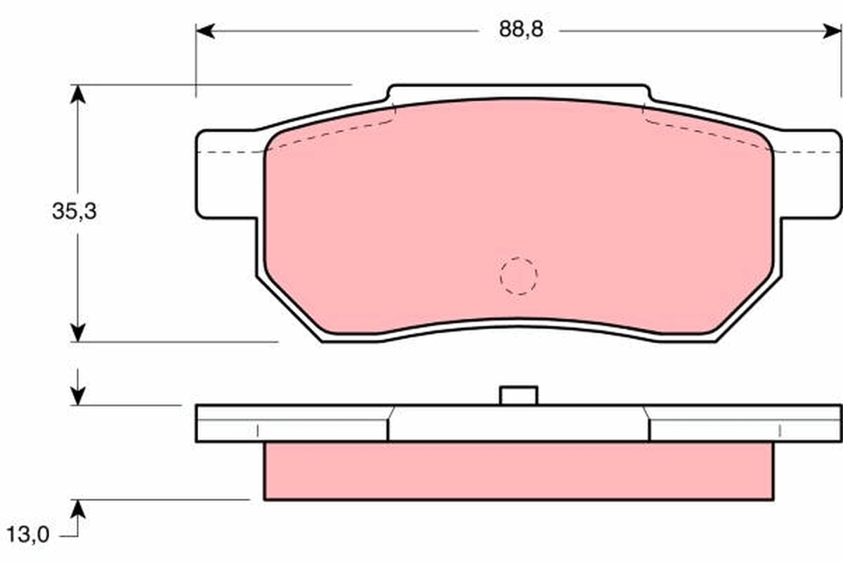 Set placute frana