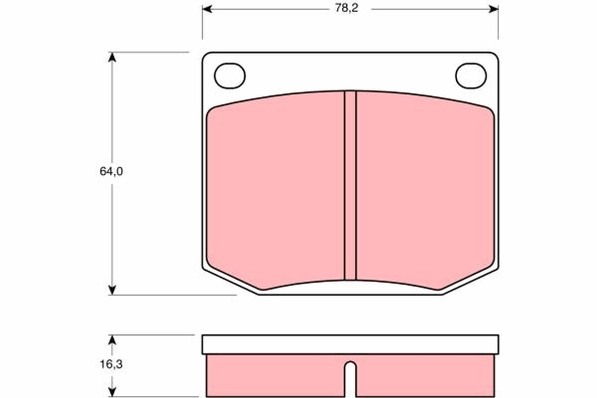 Set placute frana