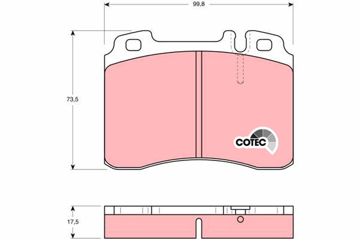 Set placute frana