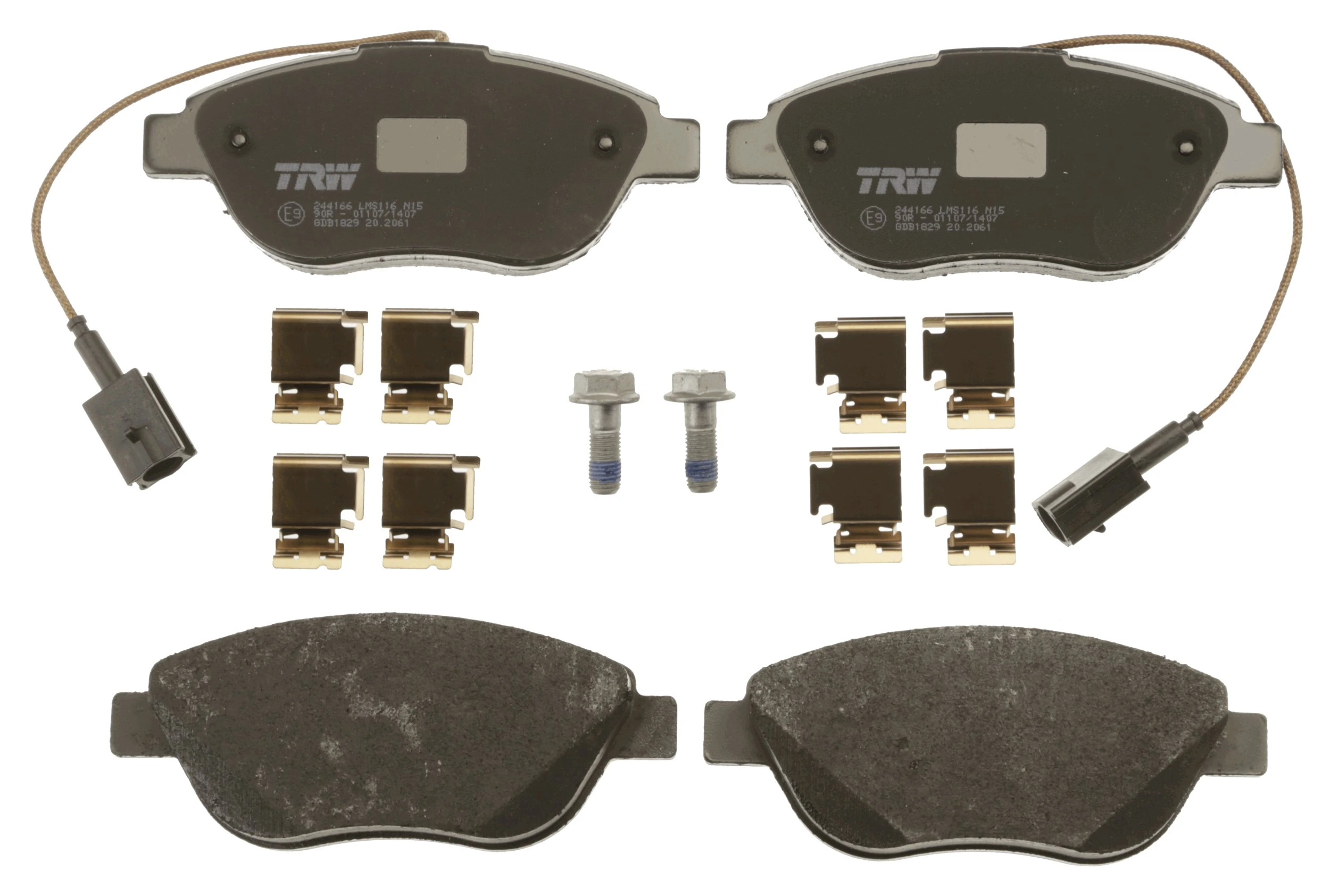 Set placute frana