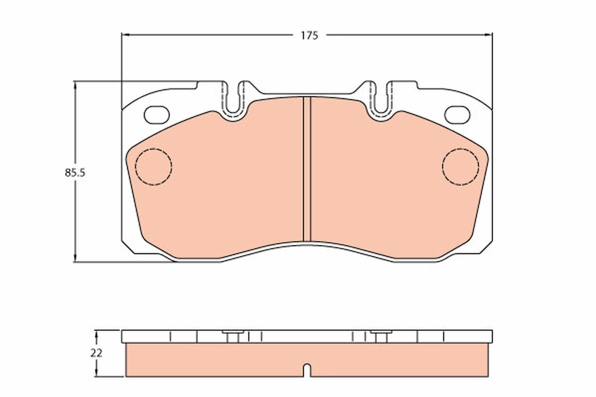 Set placute frana