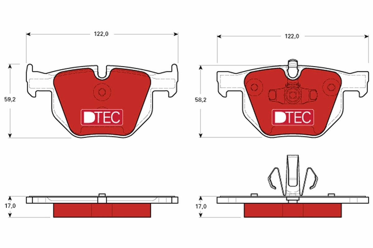 Set placute frana
