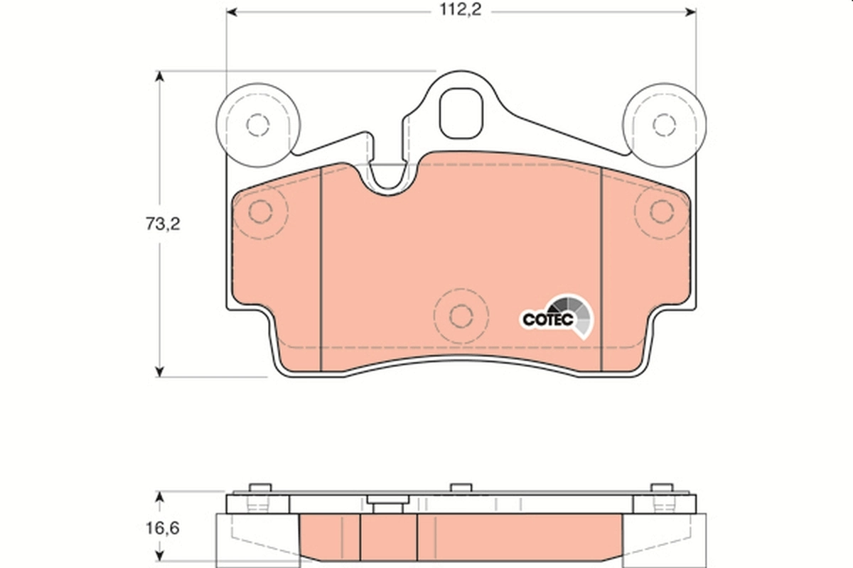 Set placute frana