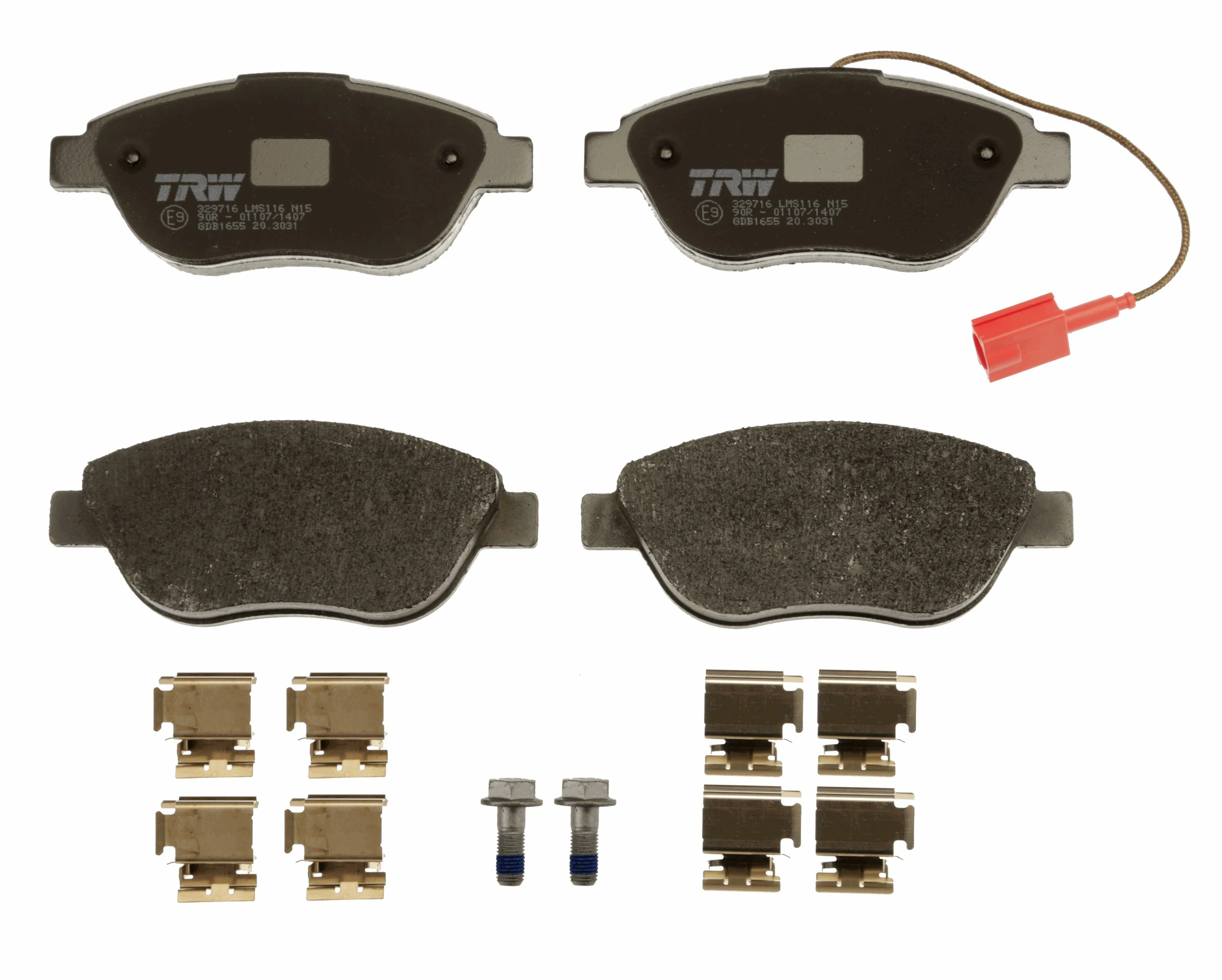 Set placute frana
