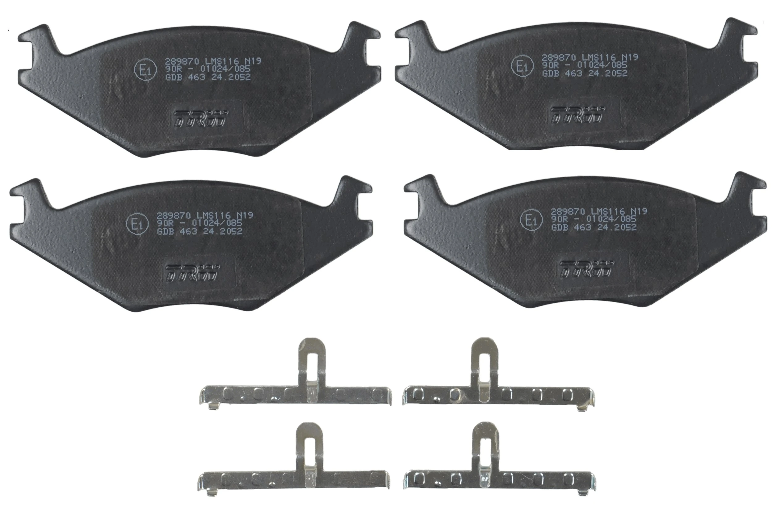 Set placute frana