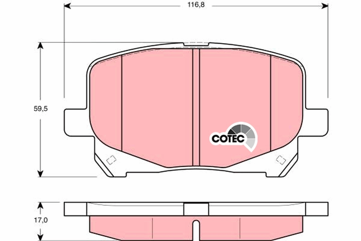 Set placute frana