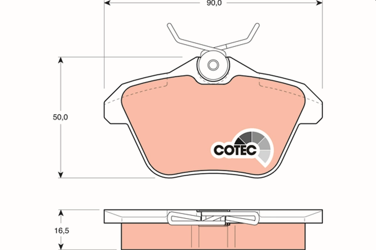 Set placute frana