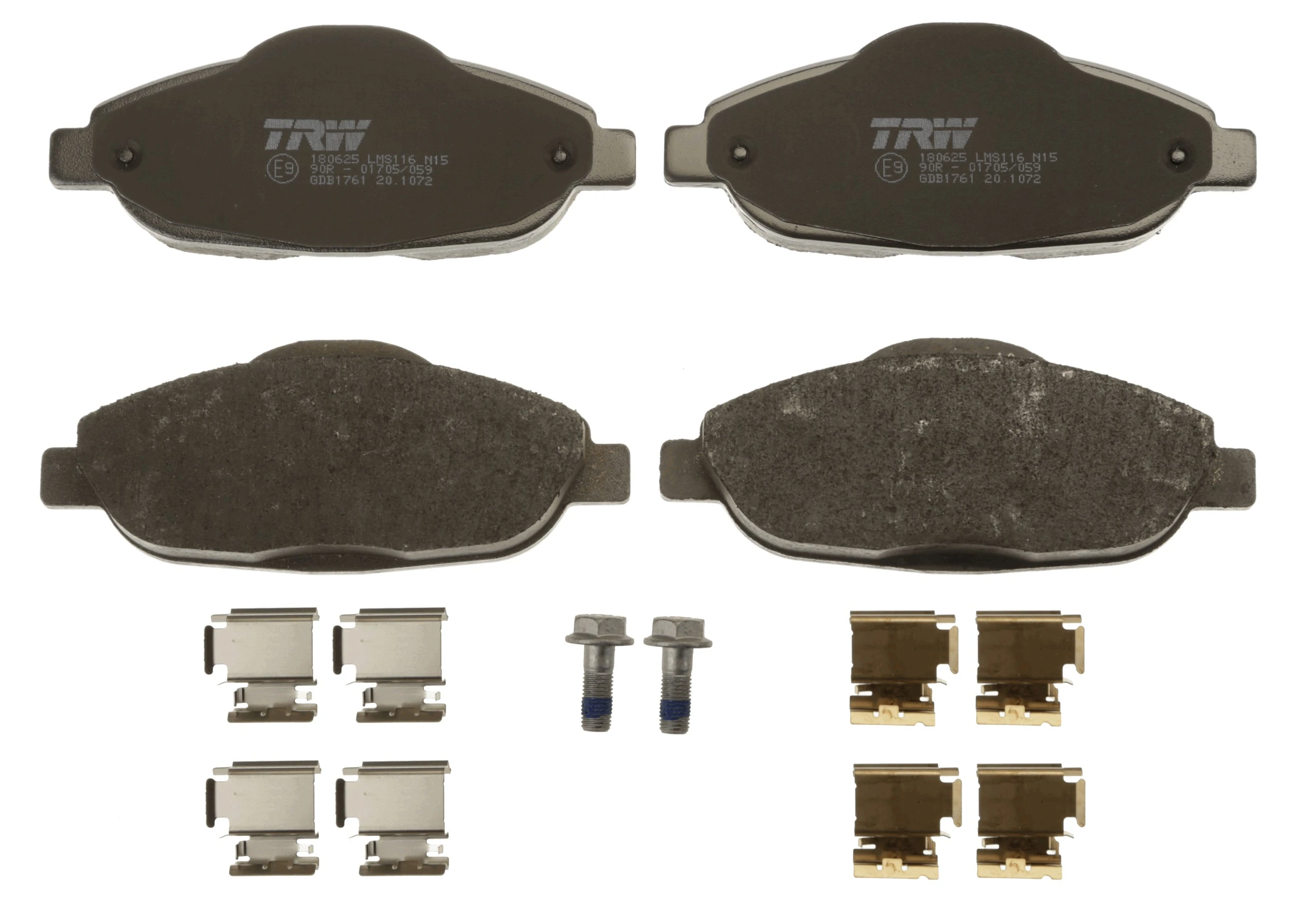 Set placute frana