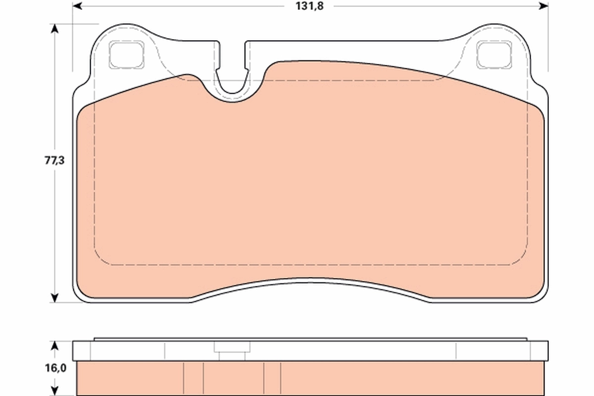 Set placute frana