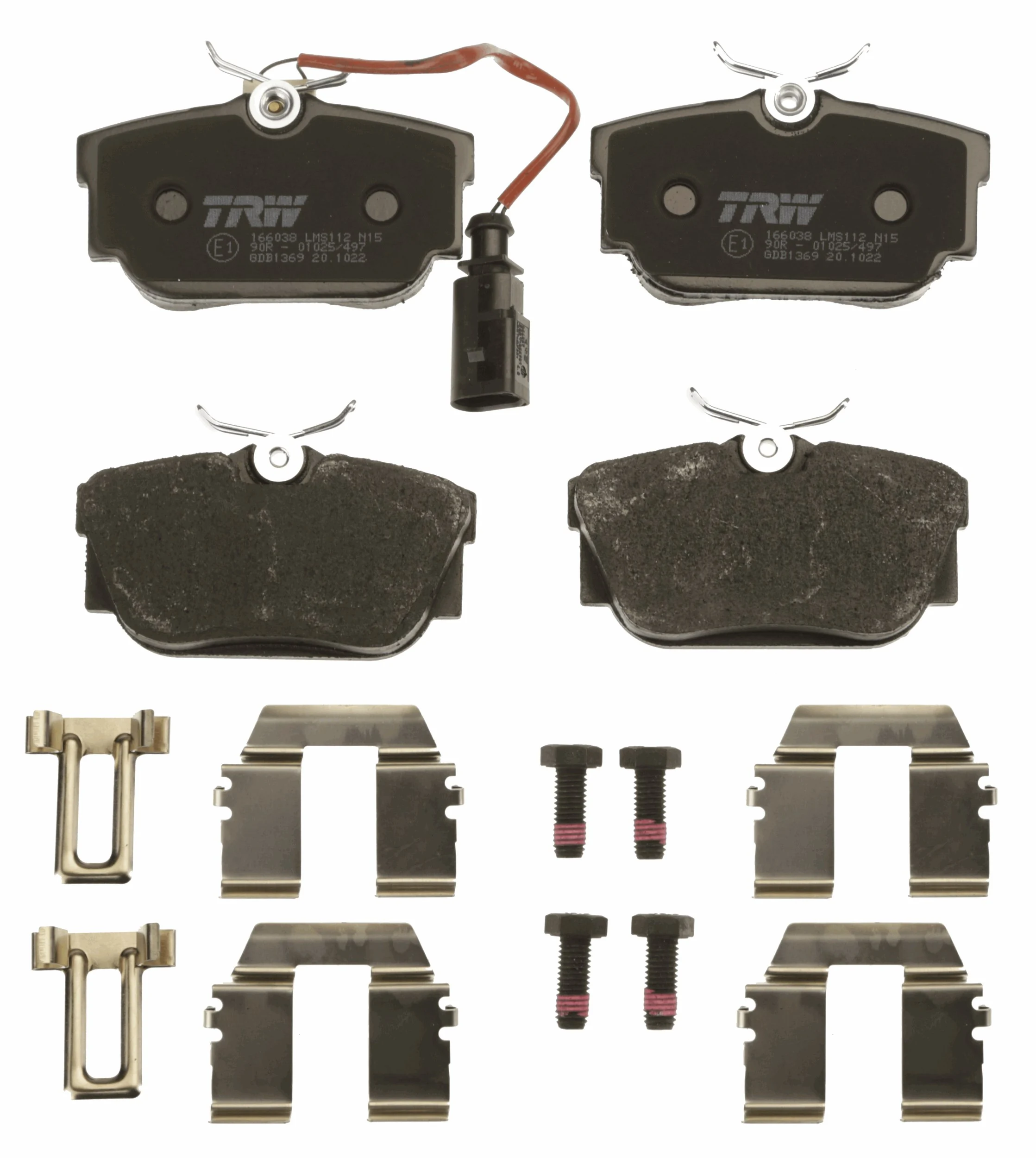 Set placute frana