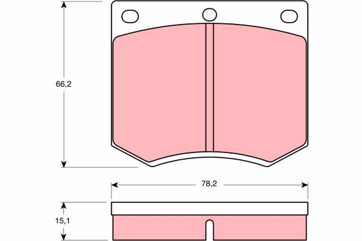 Set placute frana