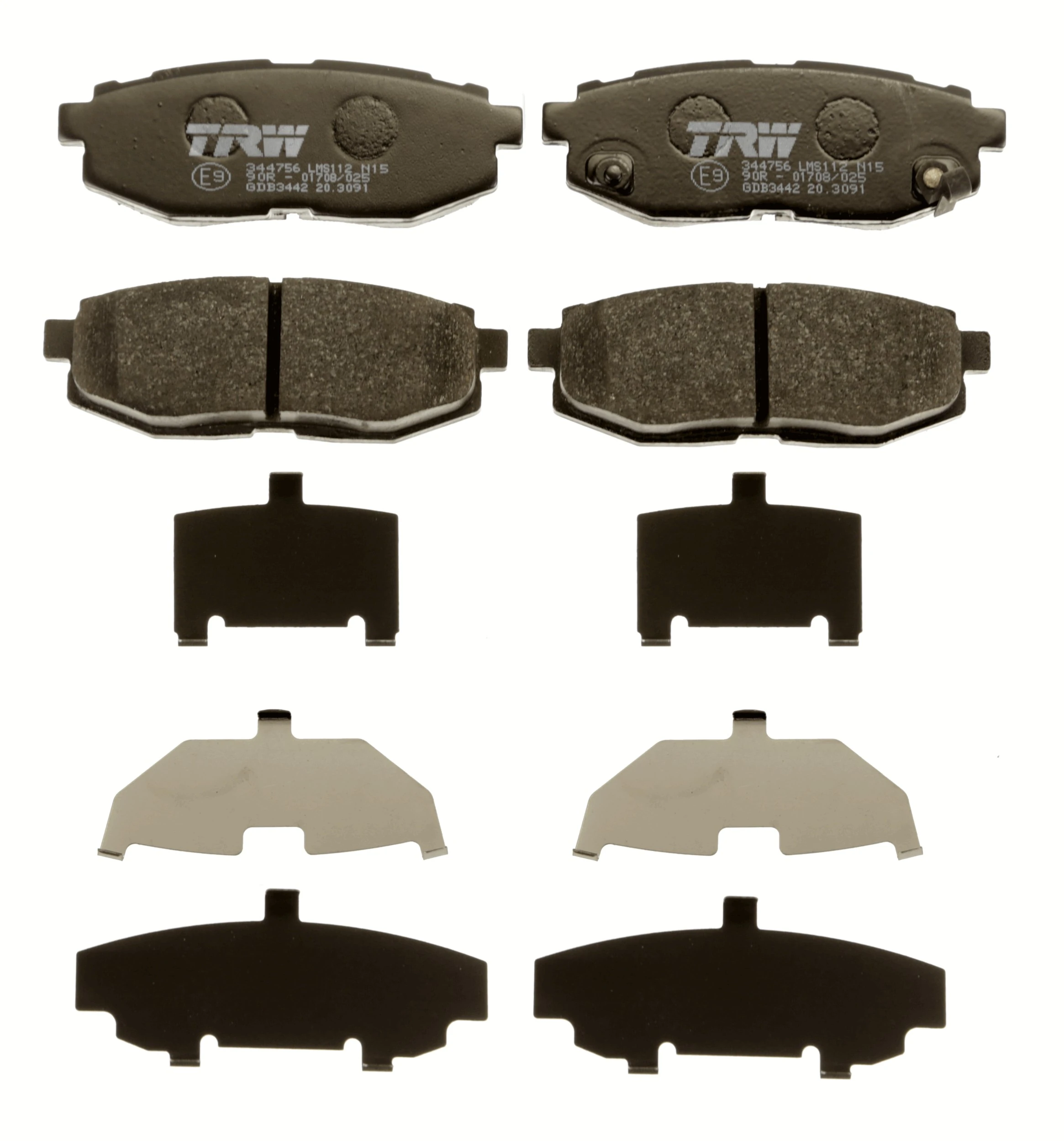 Set placute frana