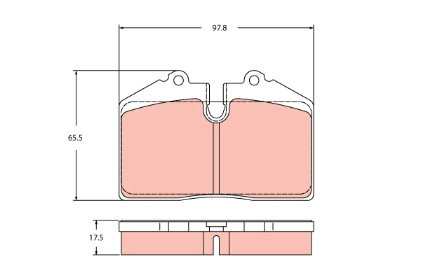 Set placute frana
