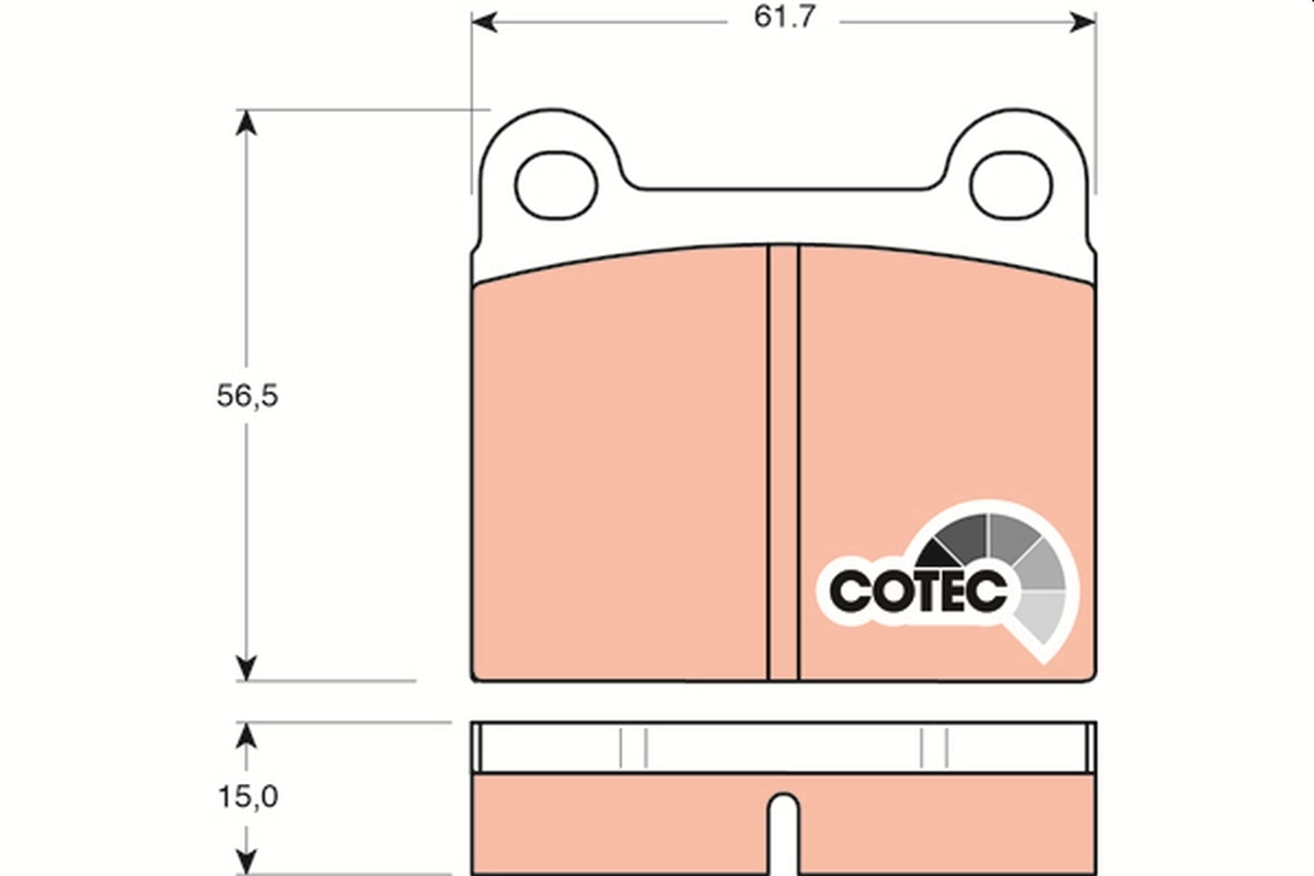 Set placute frana