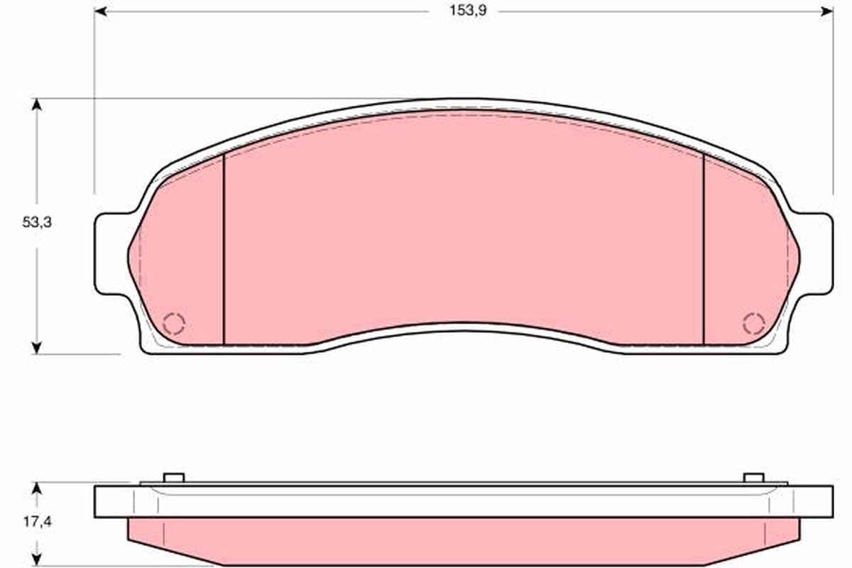 Set placute frana
