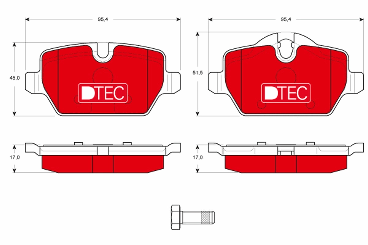Set placute frana