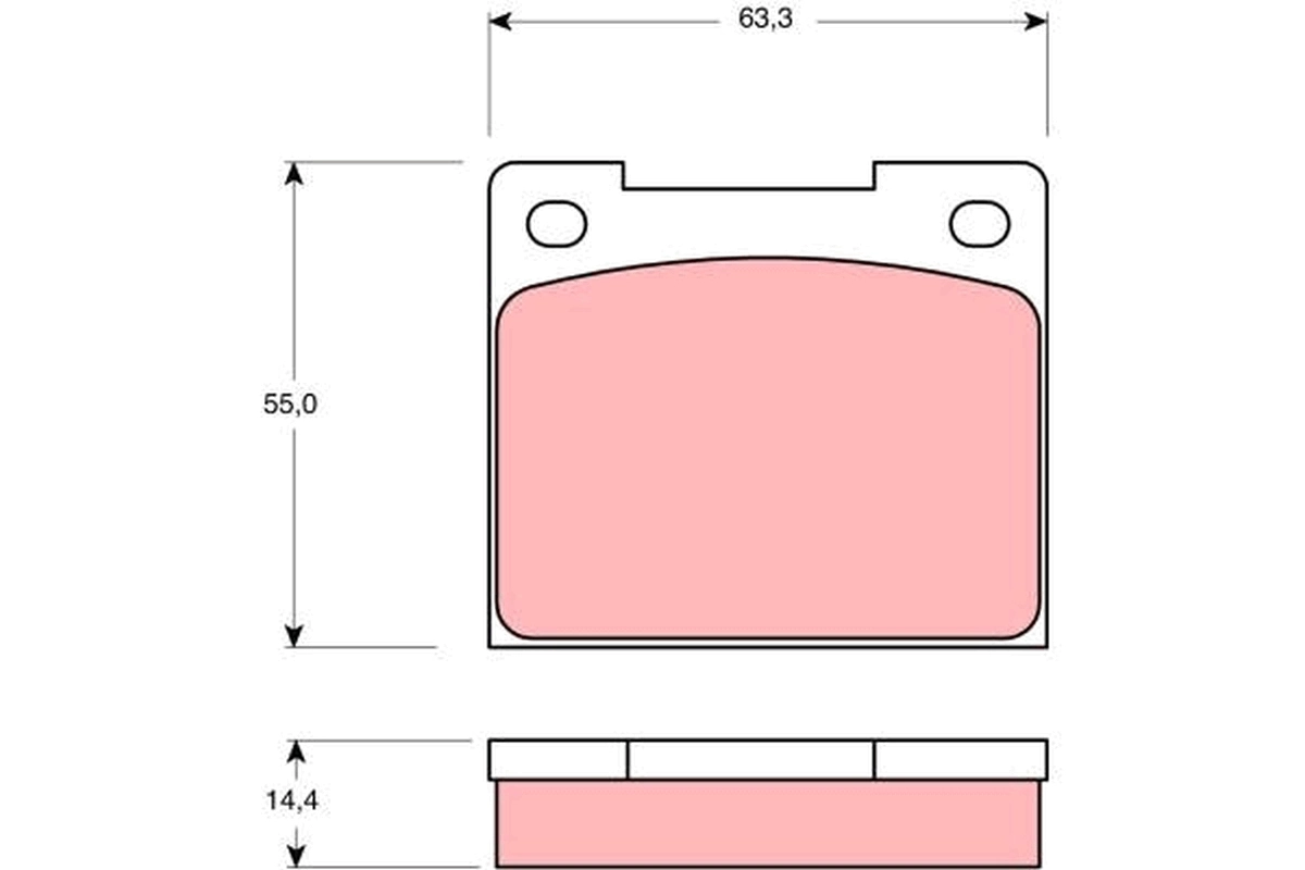 Set placute frana