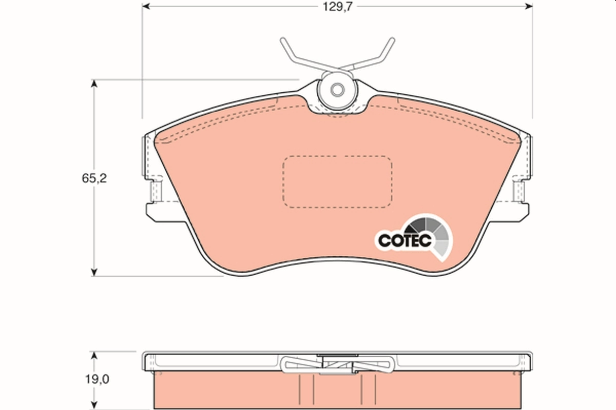 Set placute frana