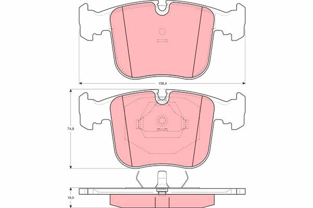 Set placute frana