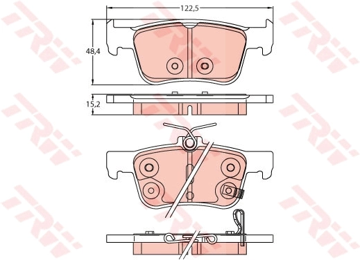 Set placute frana