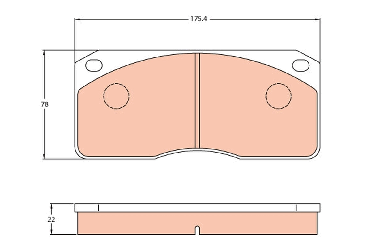 Set placute frana