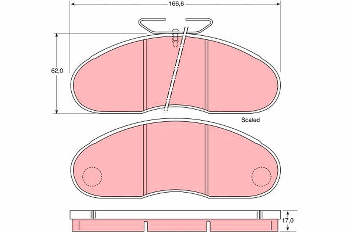 Set placute frana