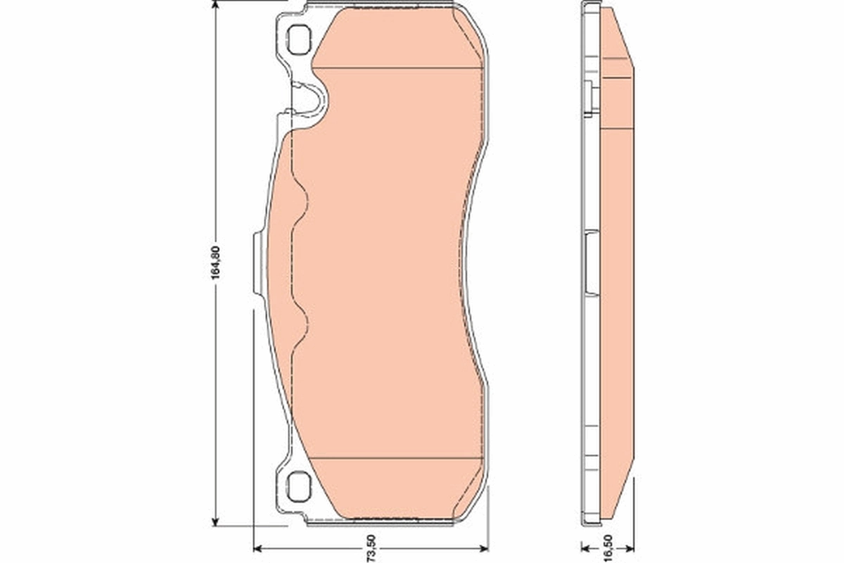 Set placute frana