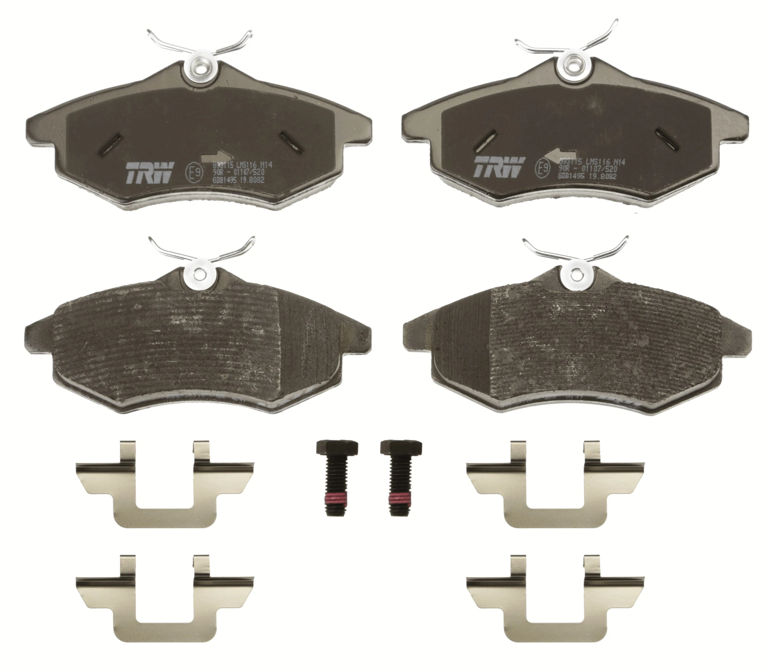 Set placute frana