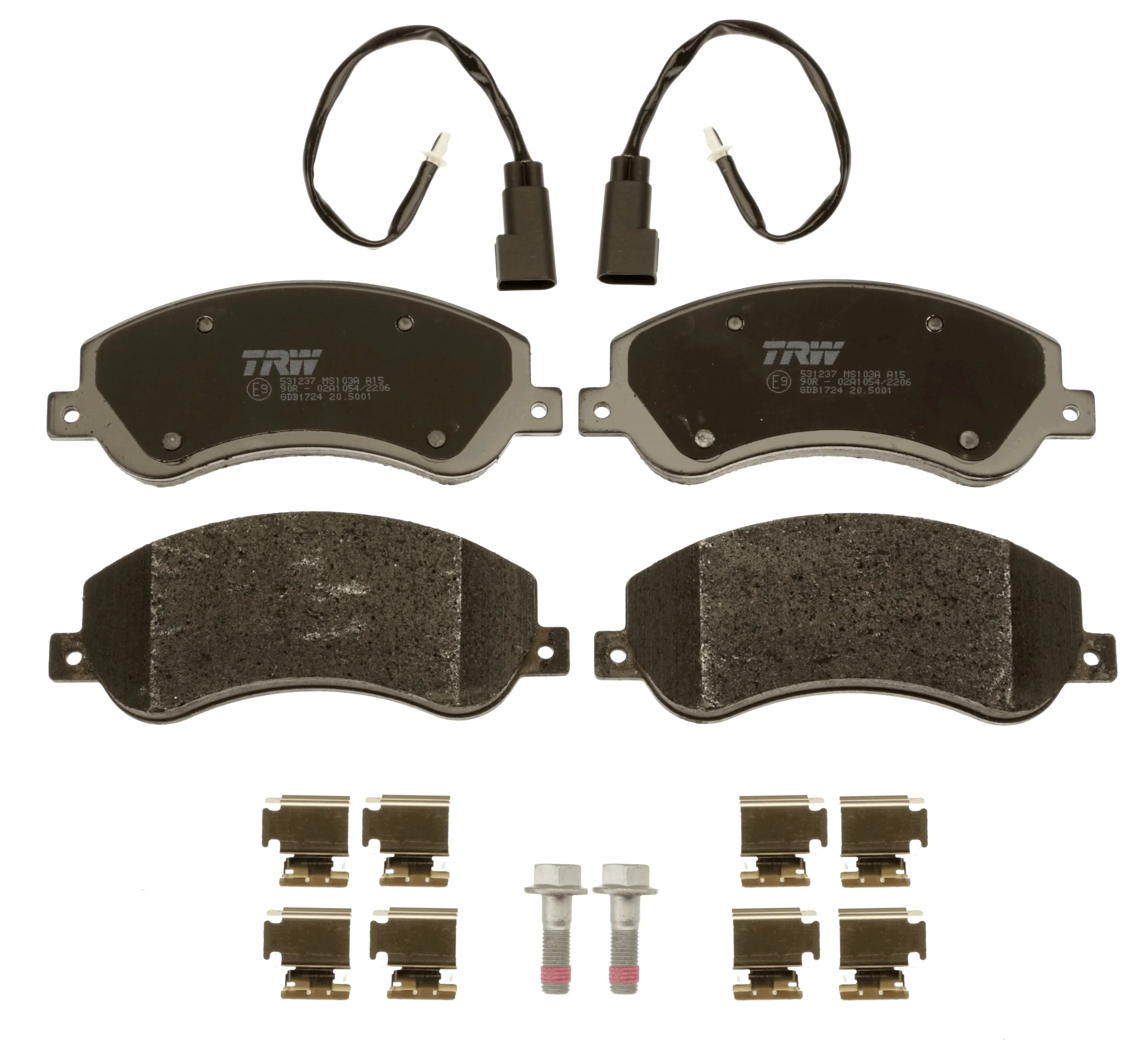 Set placute frana