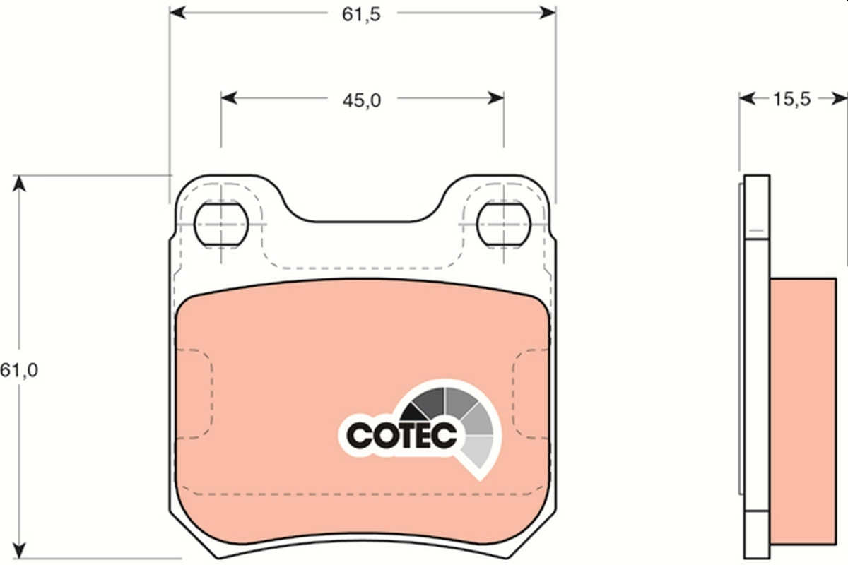 Set placute frana