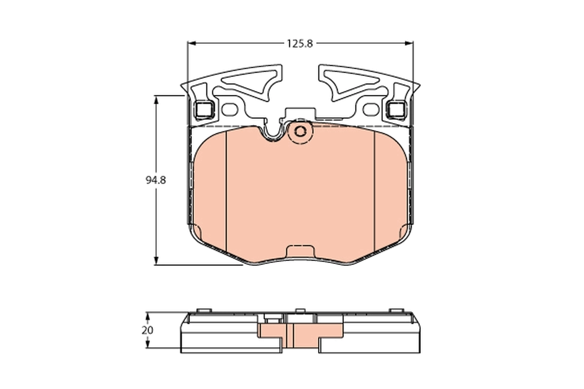 Set placute frana